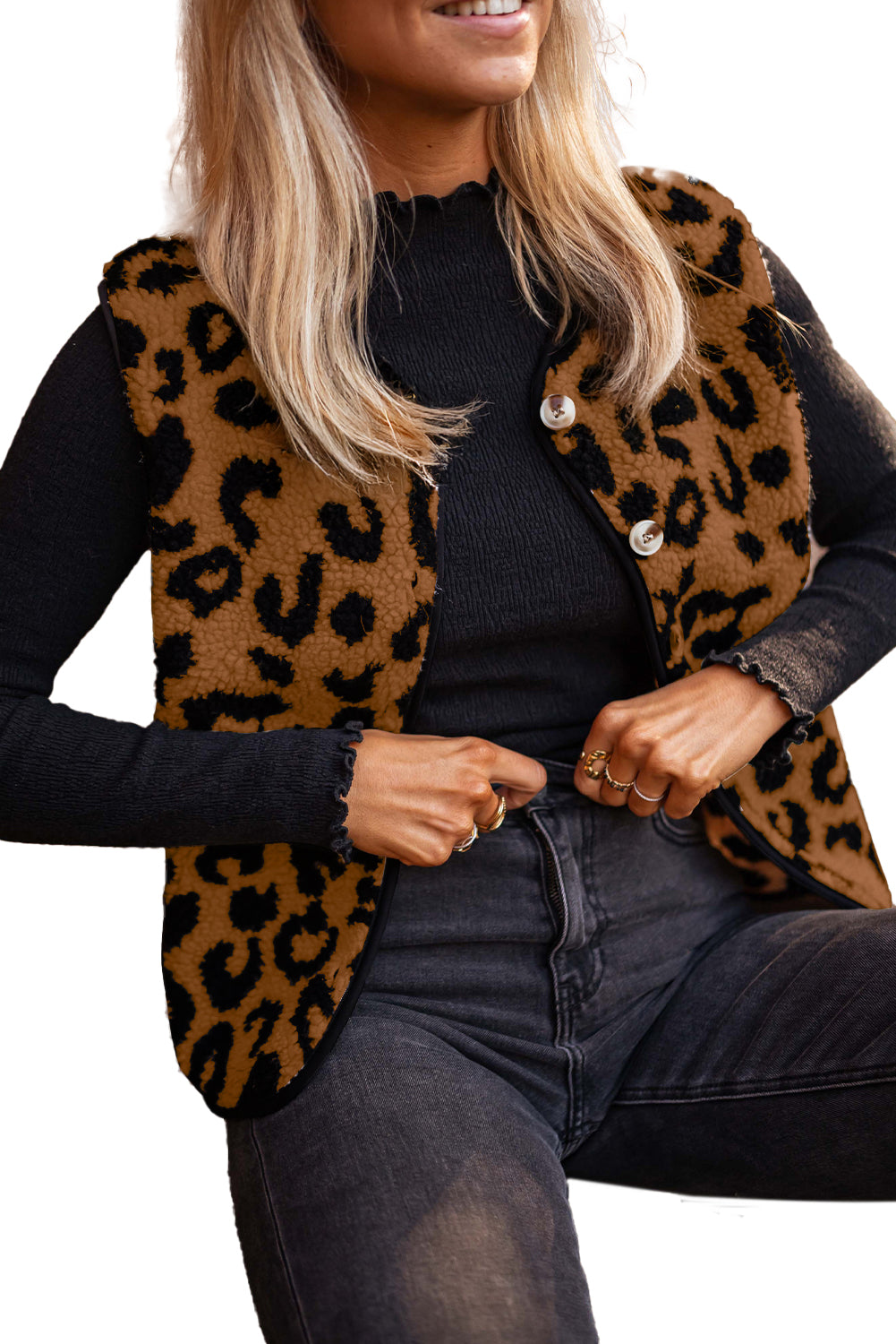 Chaleco leopardo