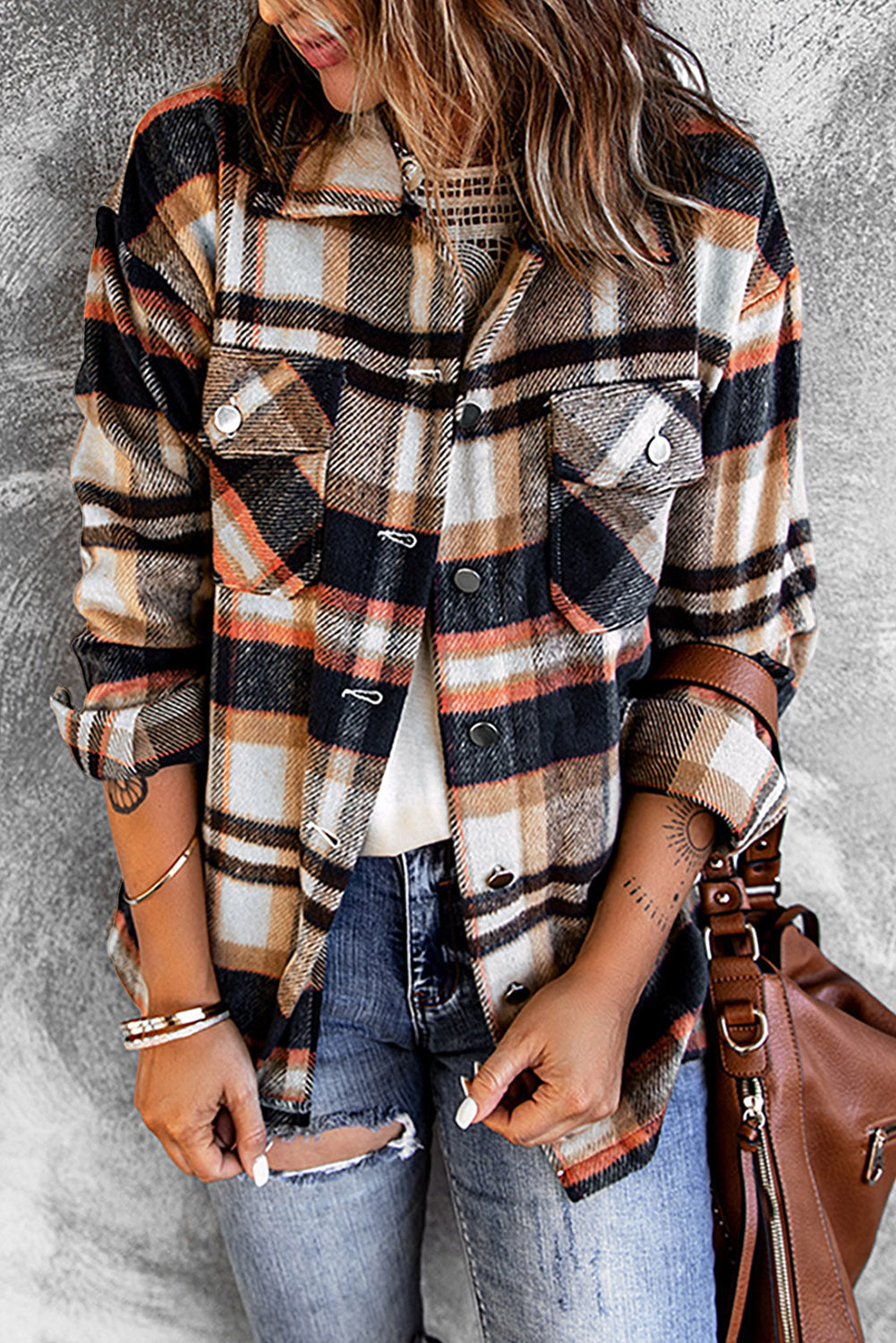 Sobrecamisa de cuadros