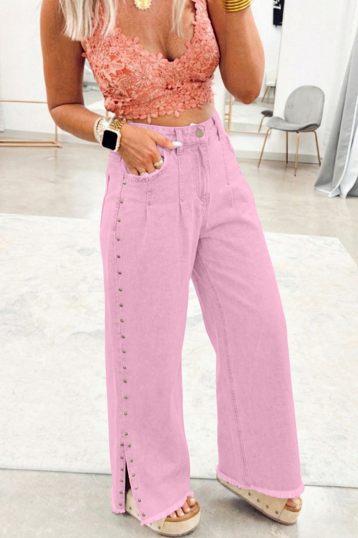 Pantalones rosa