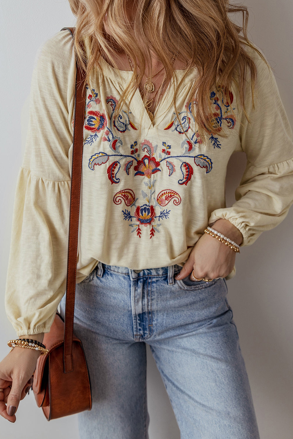 Blusa bordada