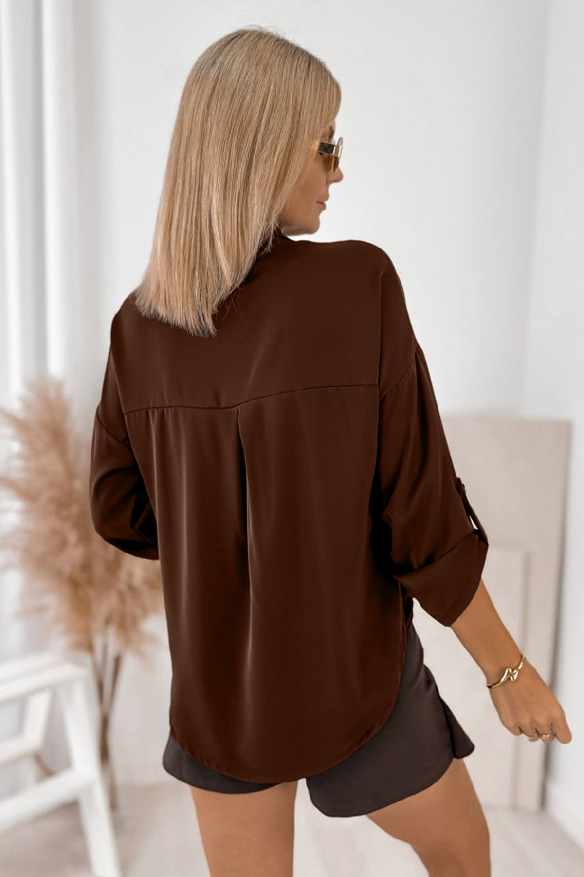Camisa café