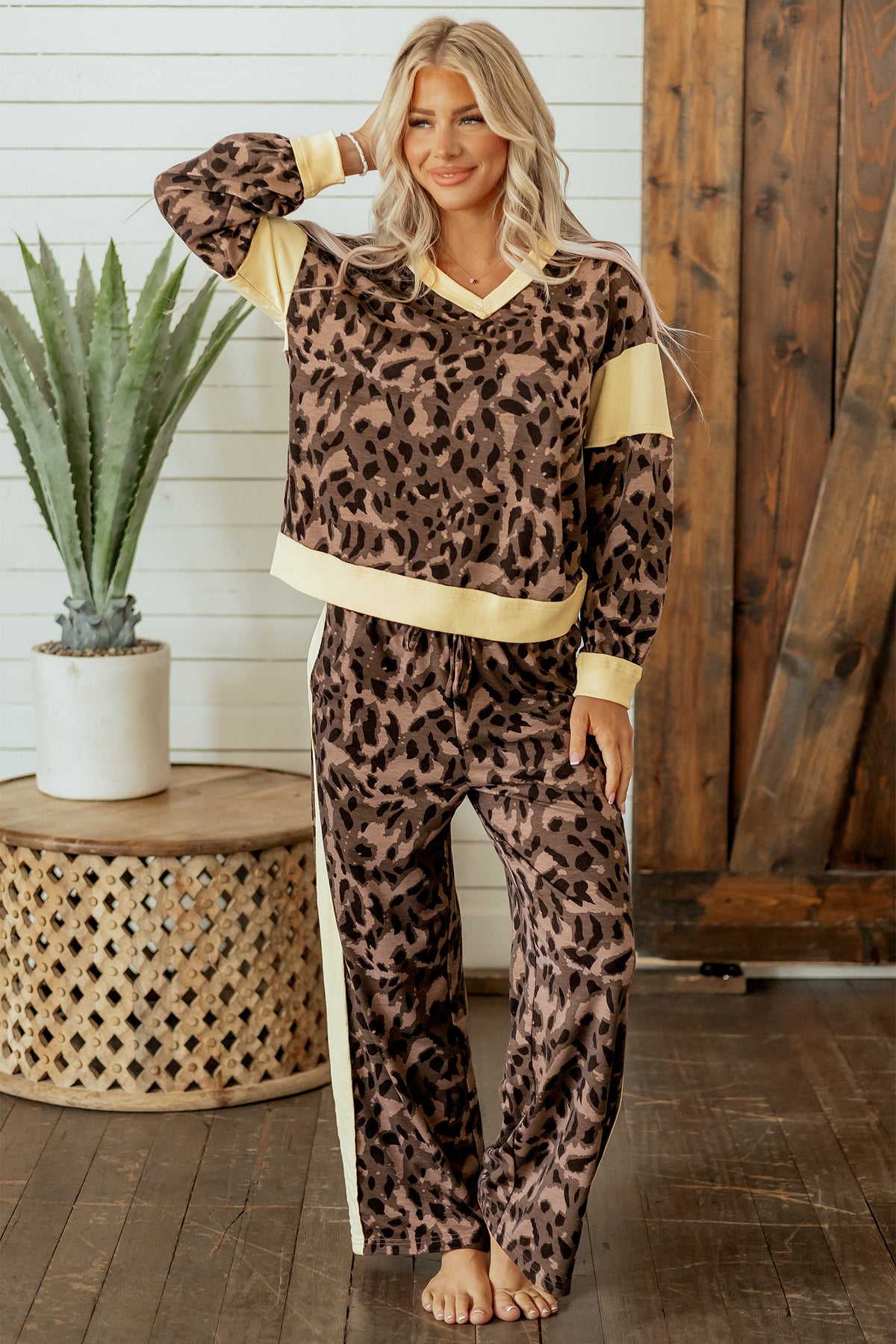 Conjunto de leopardo
