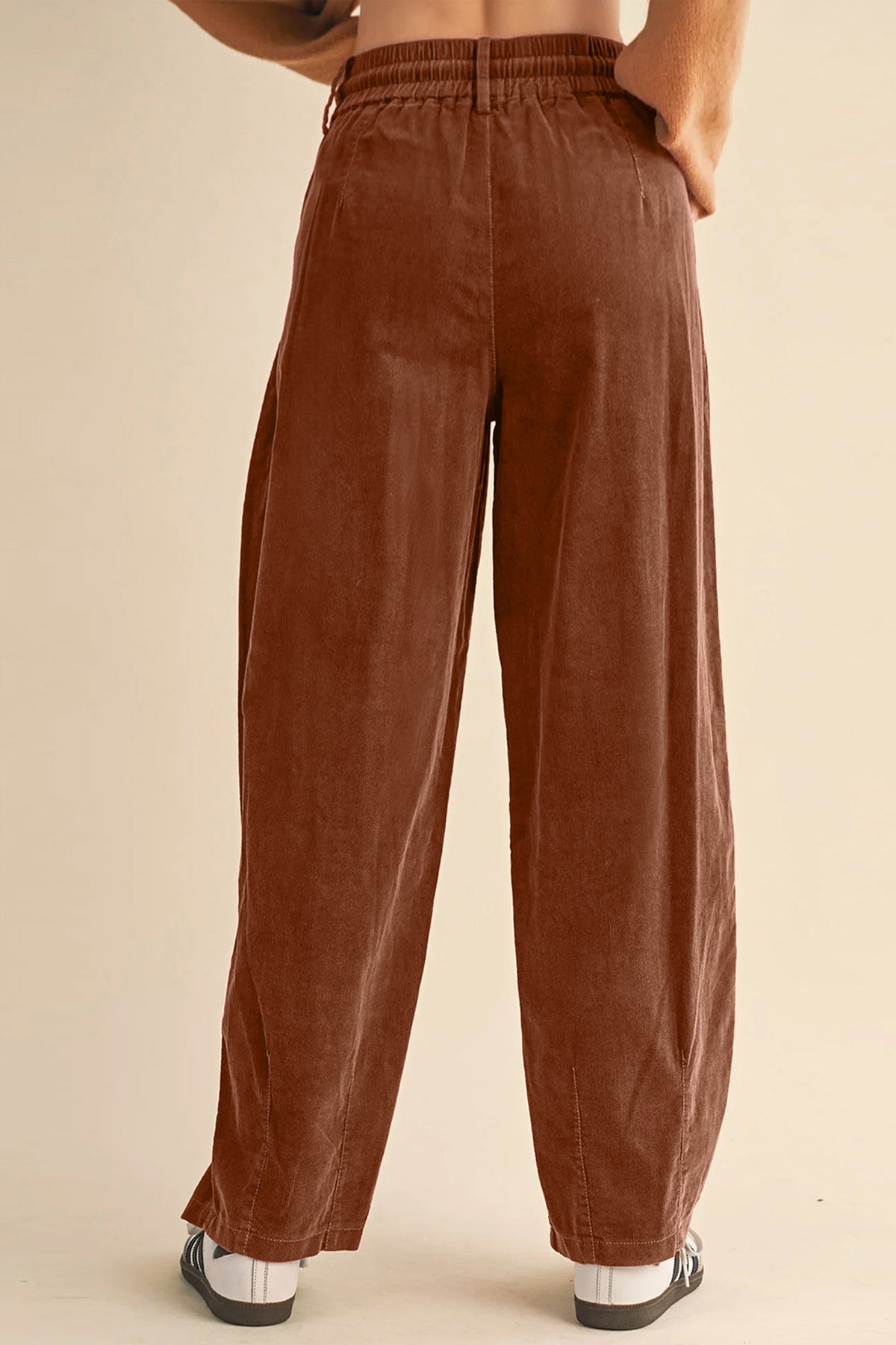 Pantalones de pana con cordón