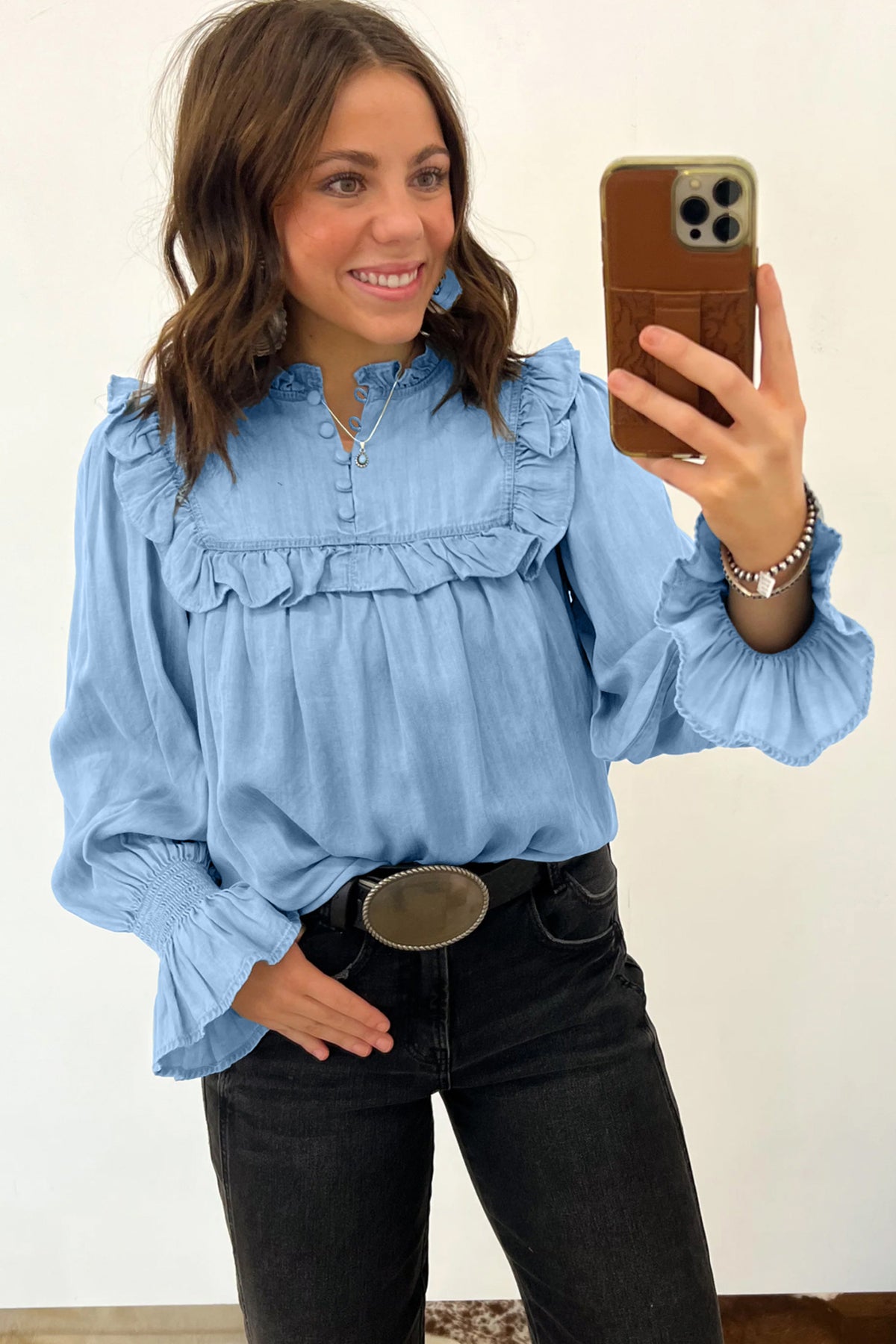 Blusa azul