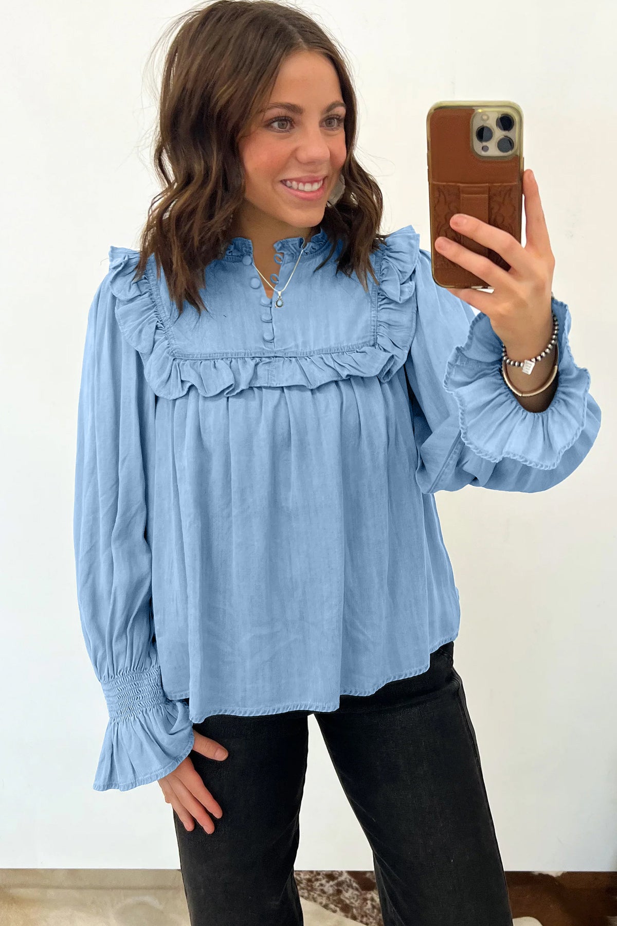 Blusa azul