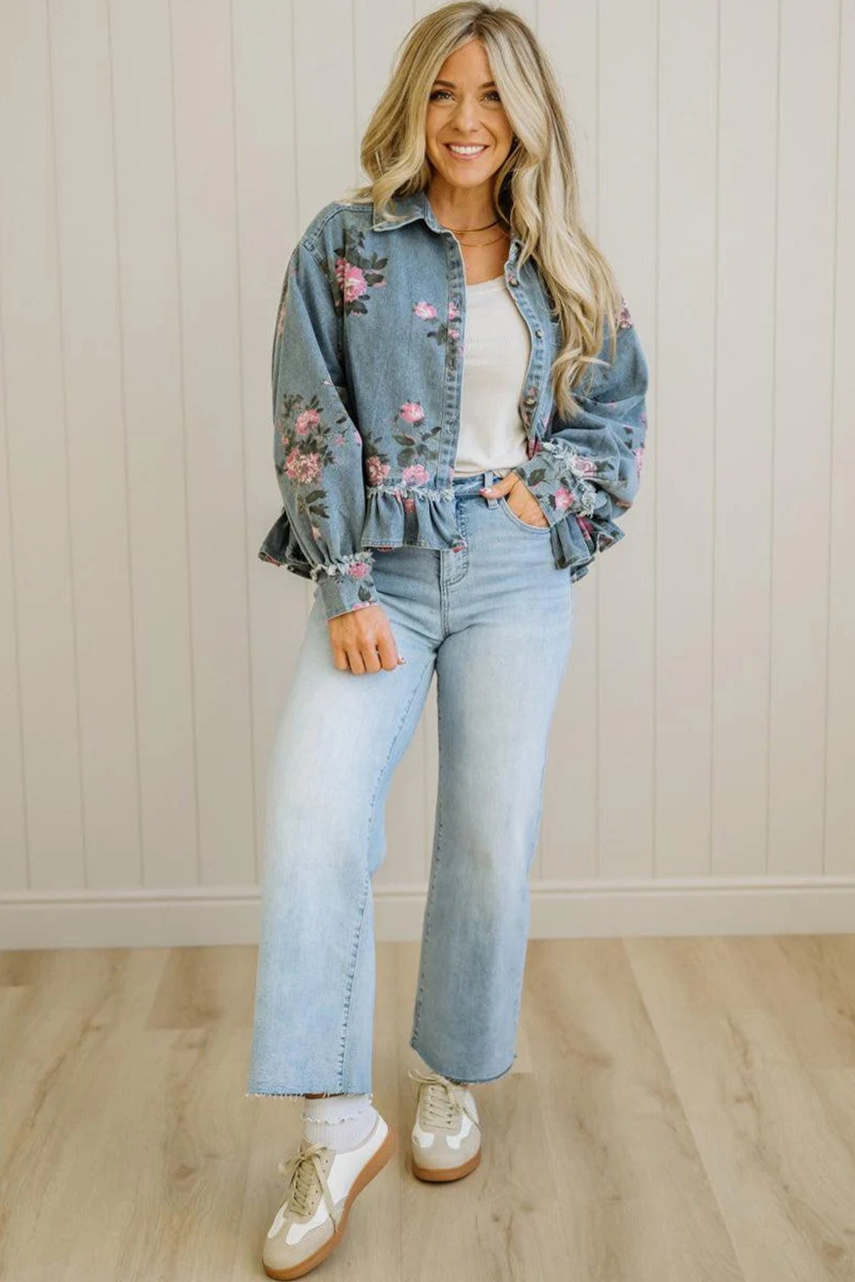 Chaqueta floral