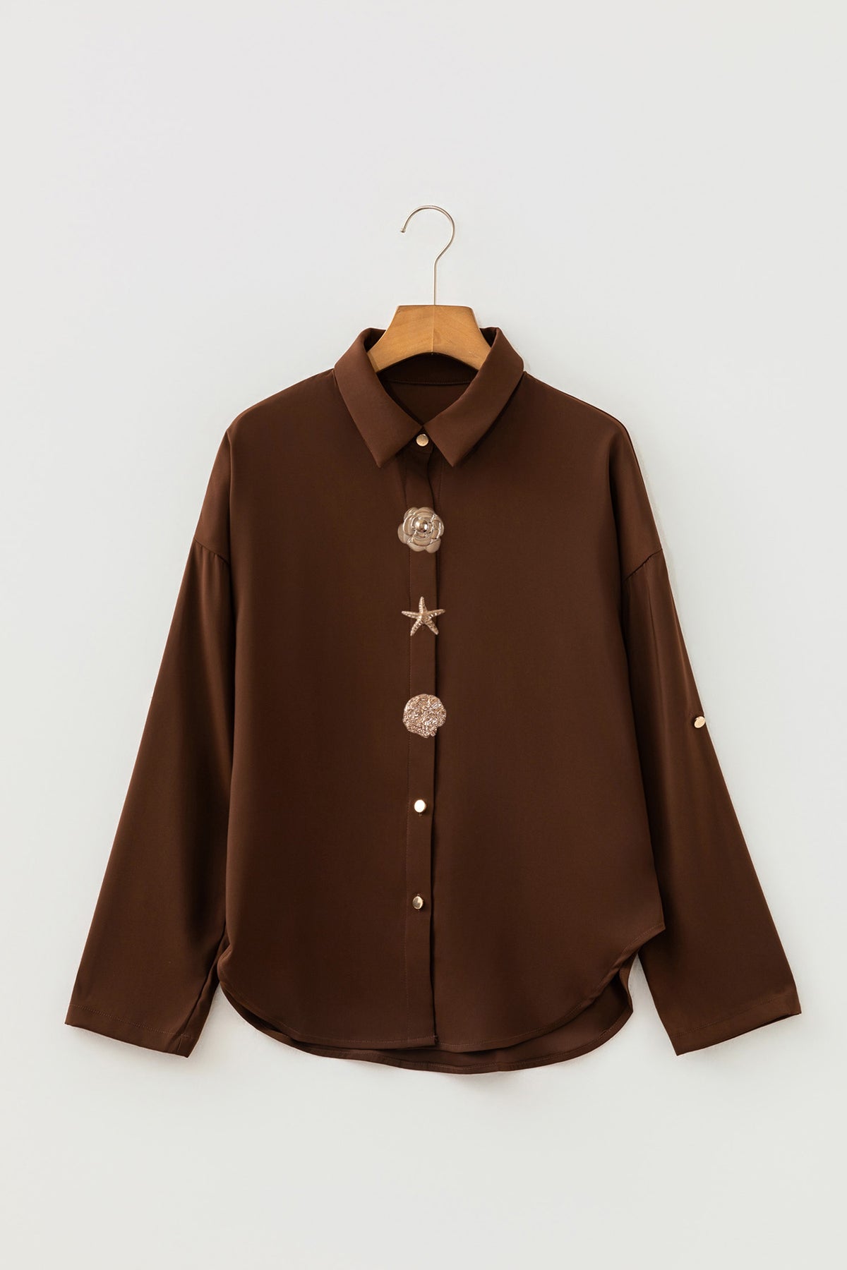 Camisa café