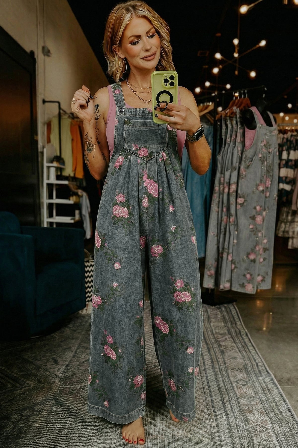 Peto vaquero floral