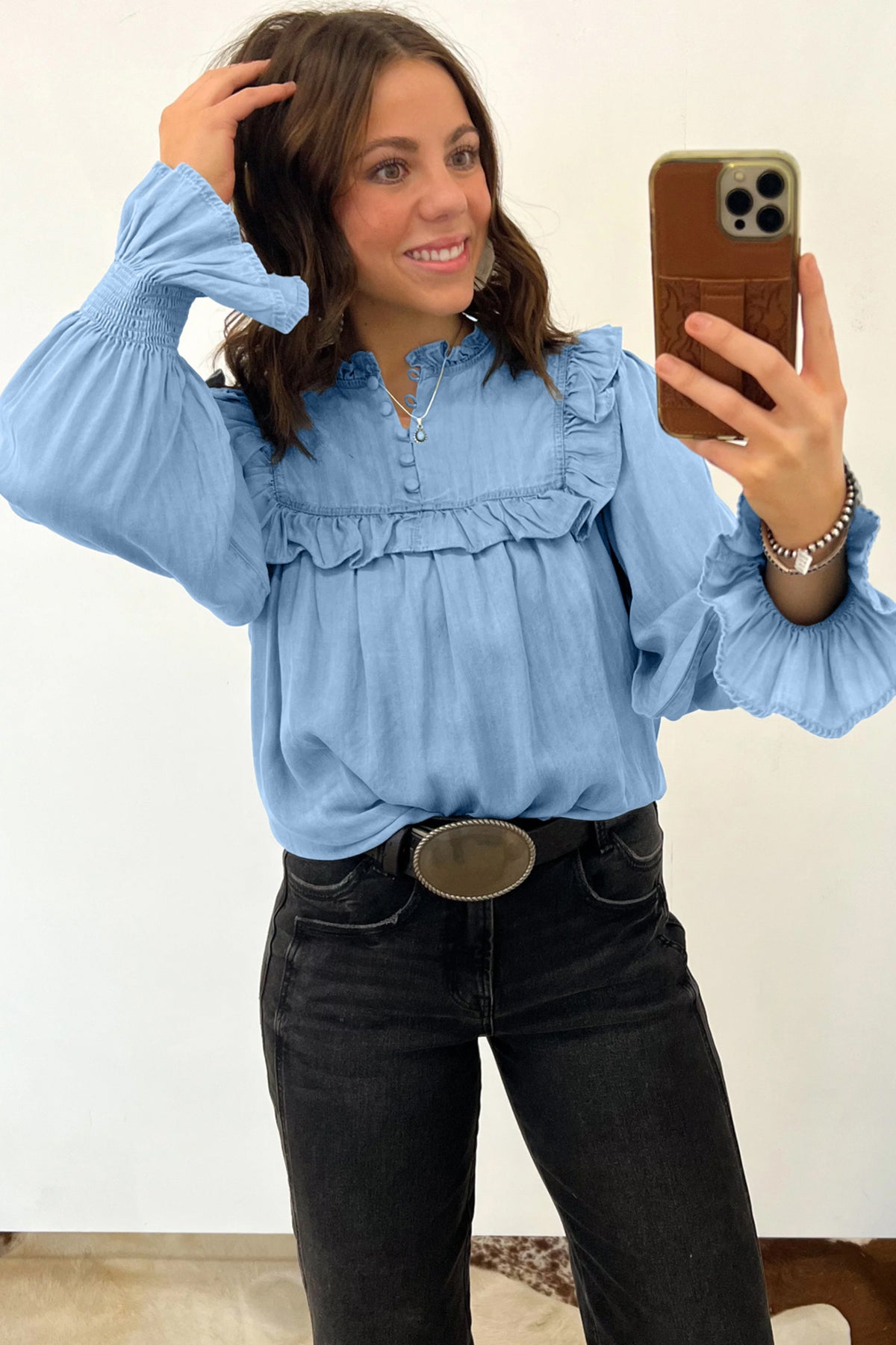 Blusa azul
