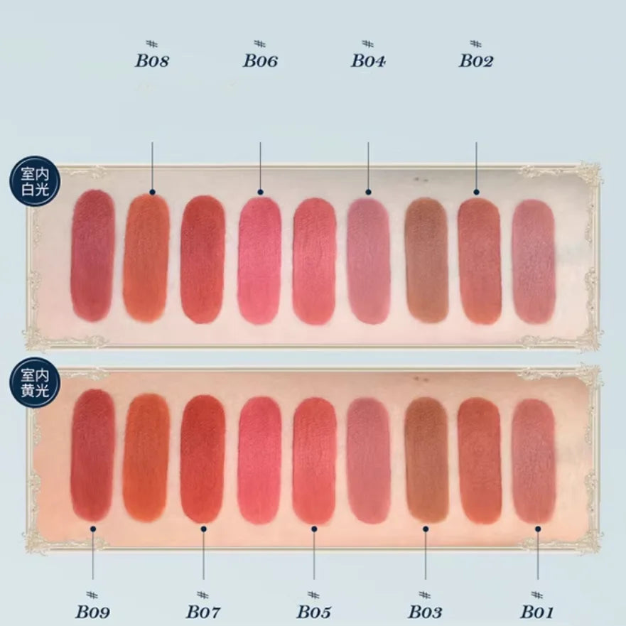 Labial líquido mate Flower Knows de BB Bellezachic, en tono rosado, en envase de 5 ml, con aplicador y acabado suave.