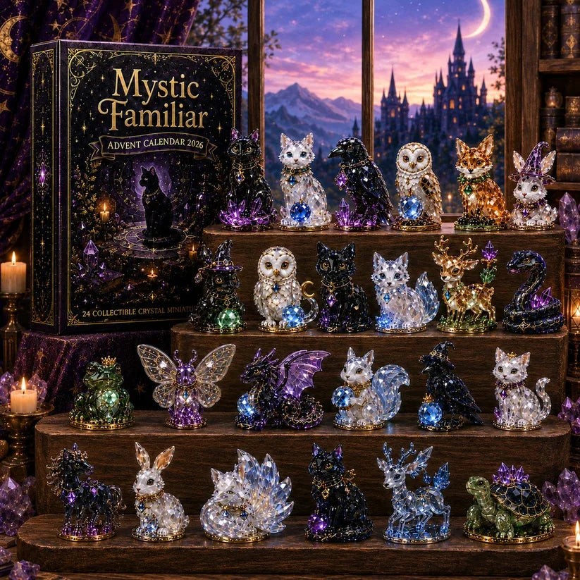 Calendario de Adviento de Animales Mágicos BB Bellezachic para 2026, con ilustraciones coloridas y detalles encantadores en cada ventana.