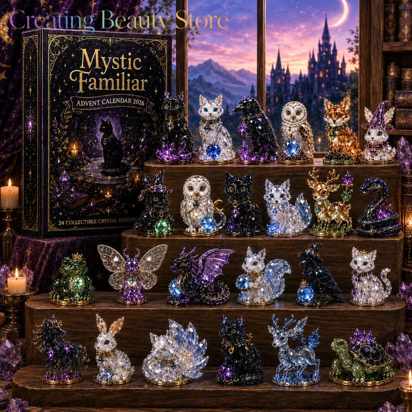 Calendario de Adviento de Animales Mágicos BB Bellezachic con ilustraciones coloridas y detalles encantadores para contar los días hasta Navidad
