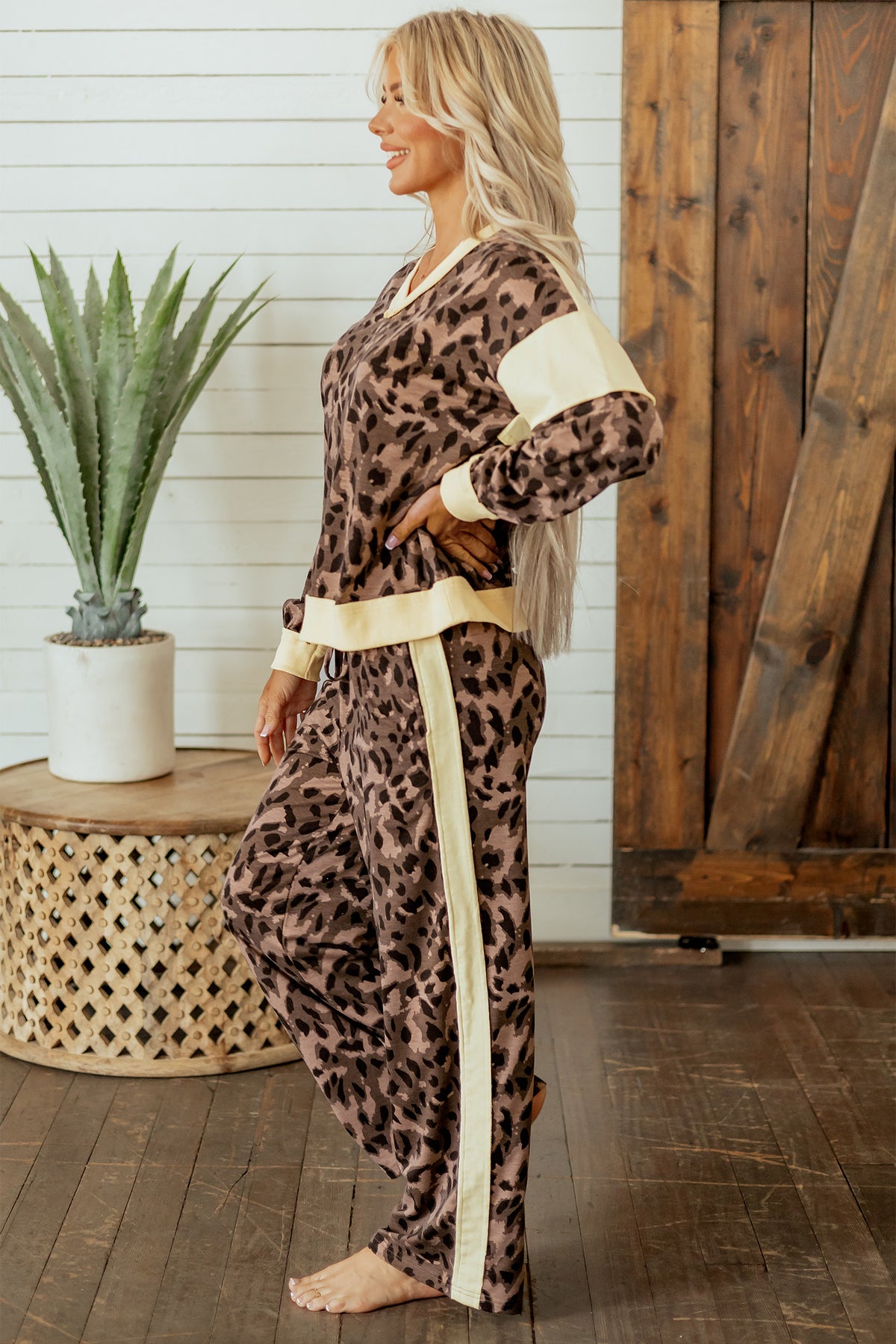 Conjunto de leopardo