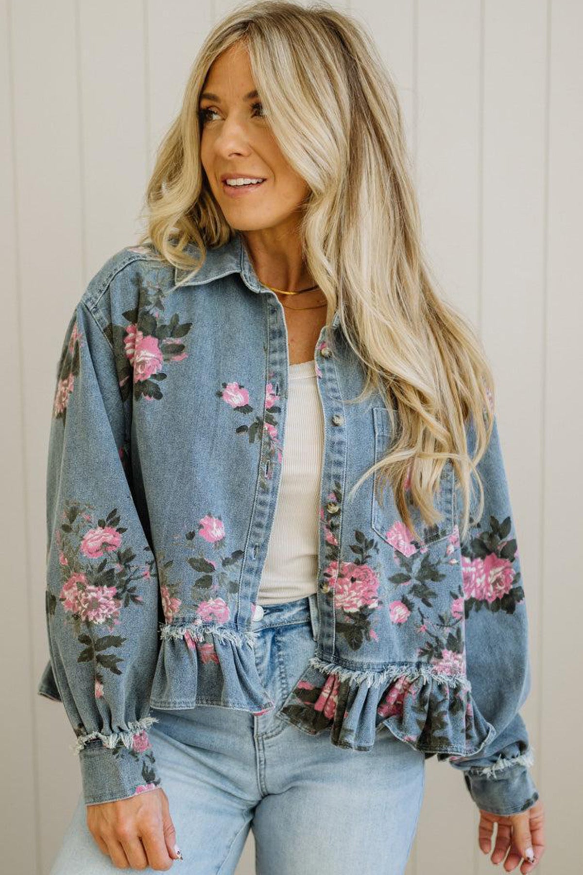 Chaqueta floral