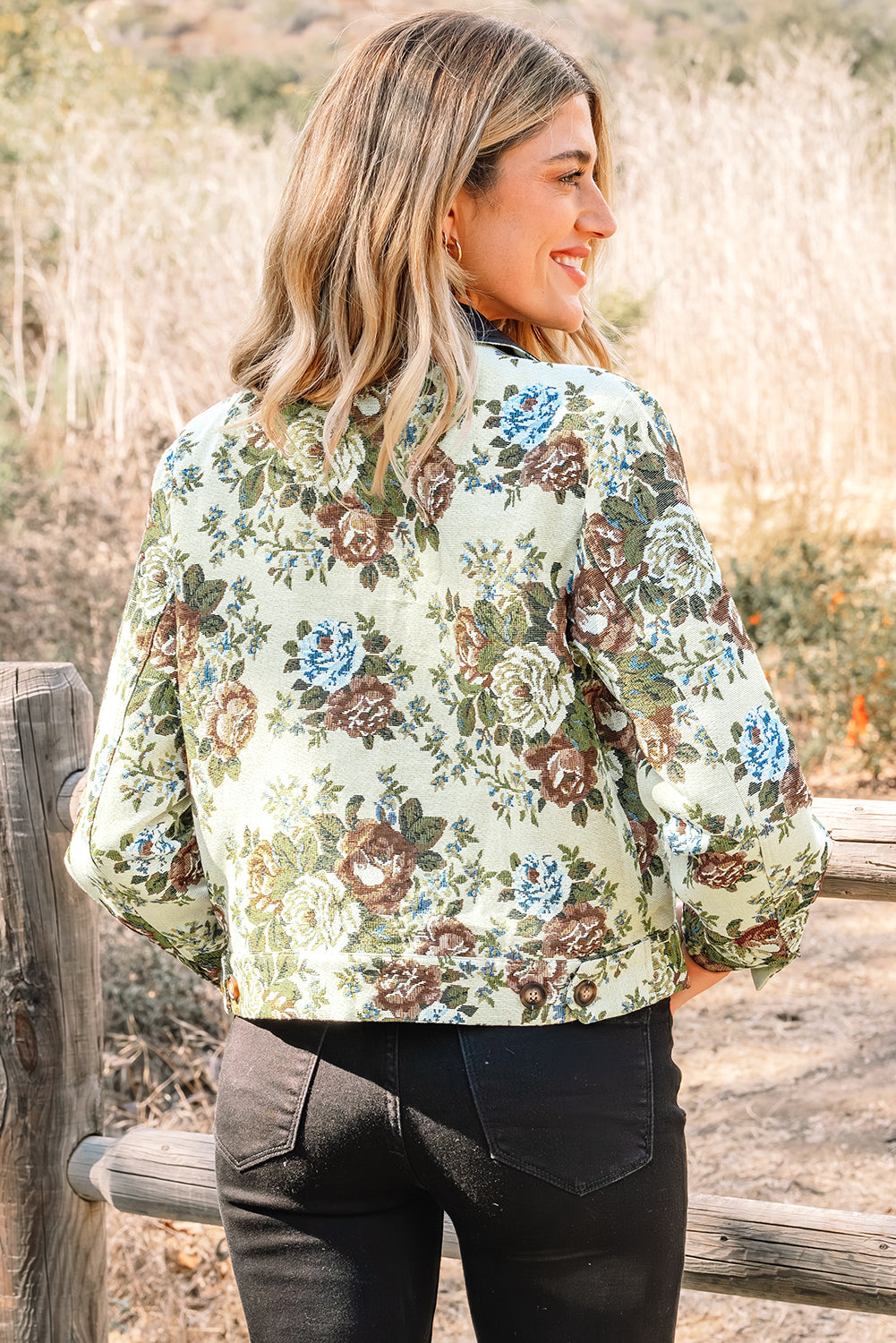 Chaqueta de flores