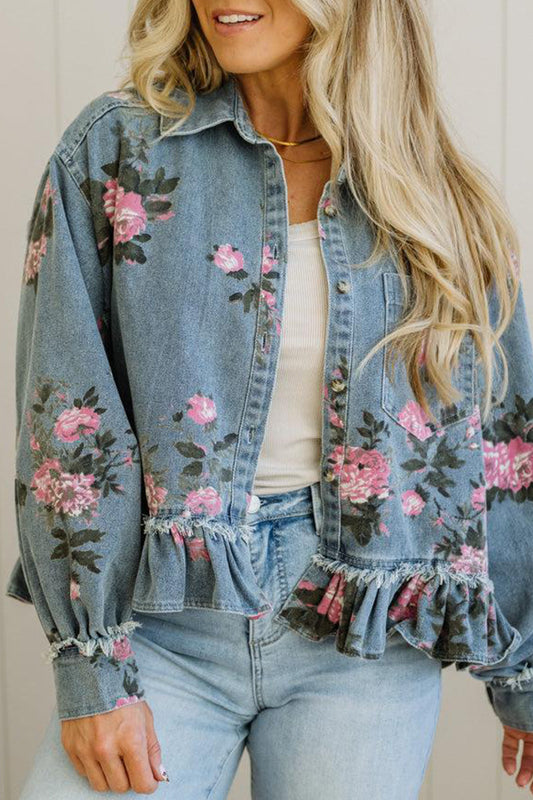 Chaqueta floral