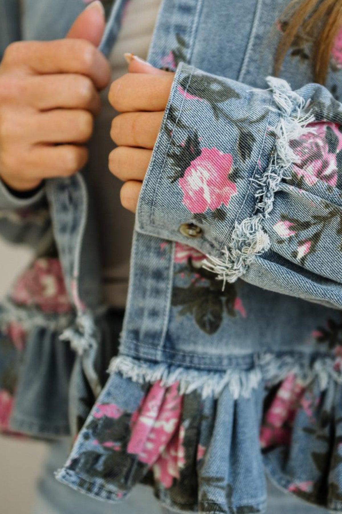 Chaqueta floral