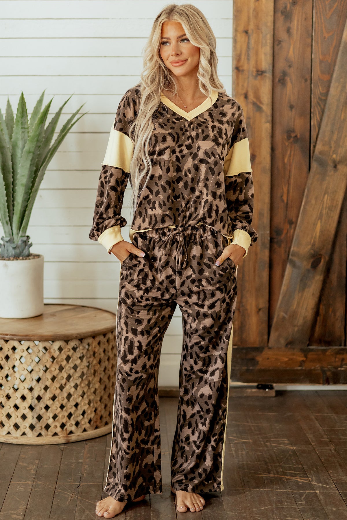 Conjunto de leopardo