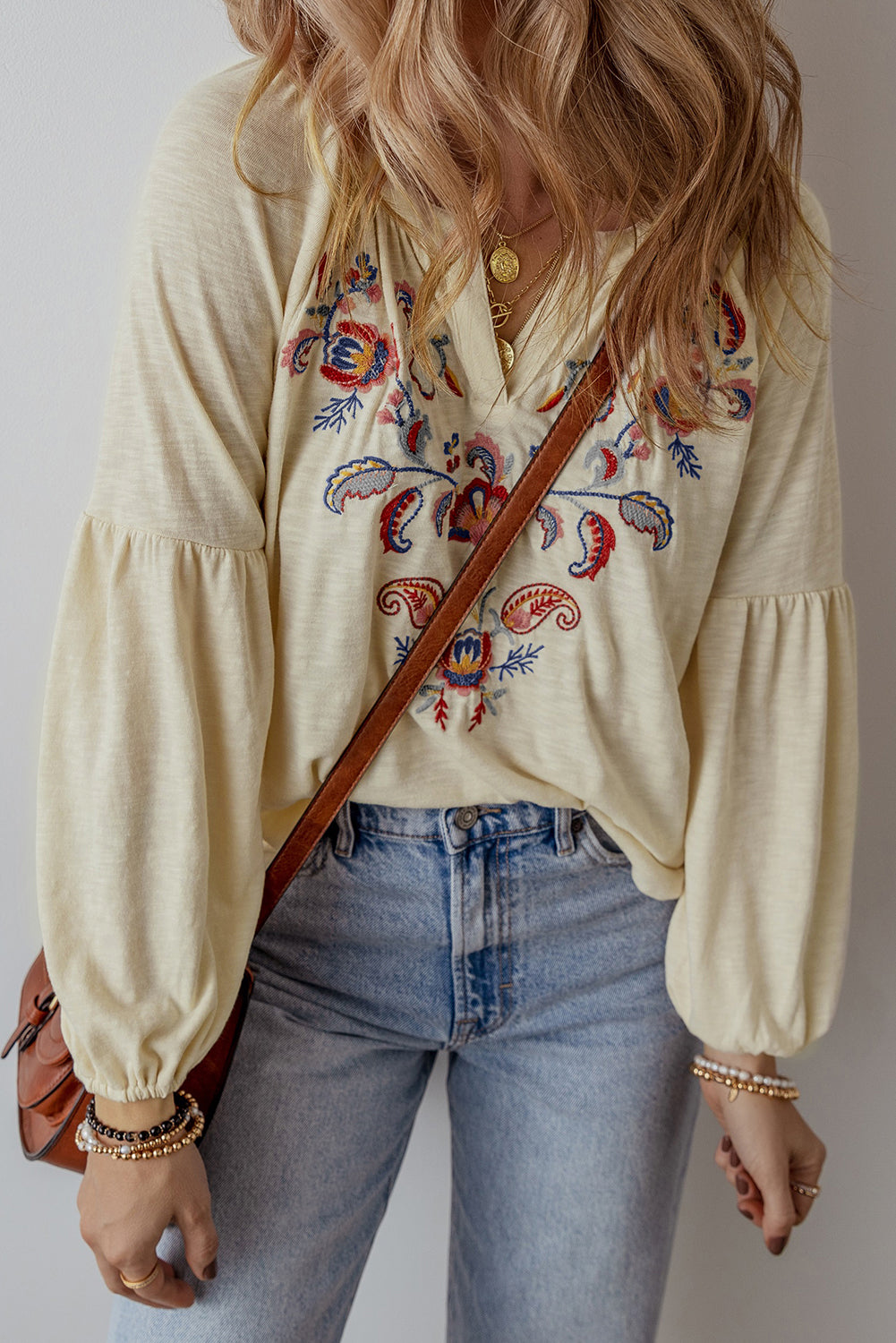 Blusa bordada