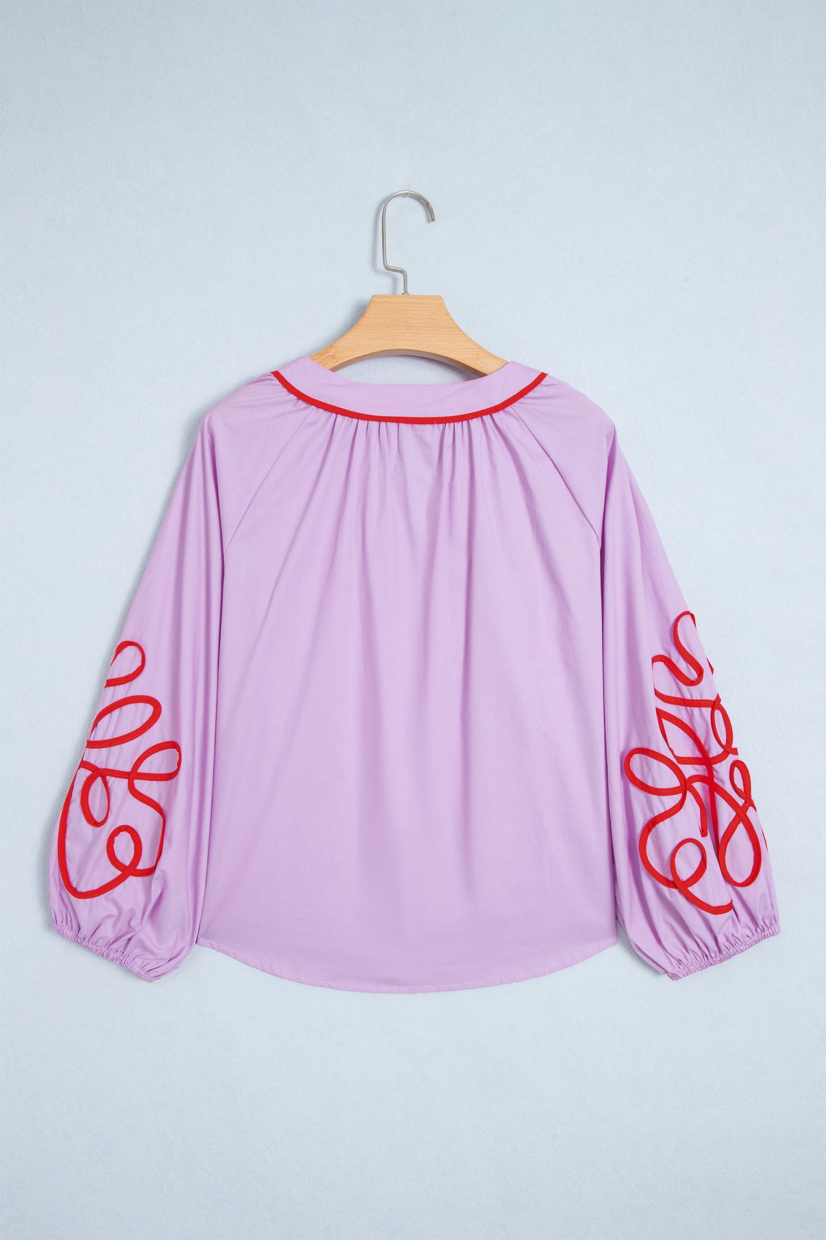 Blusa con contraste