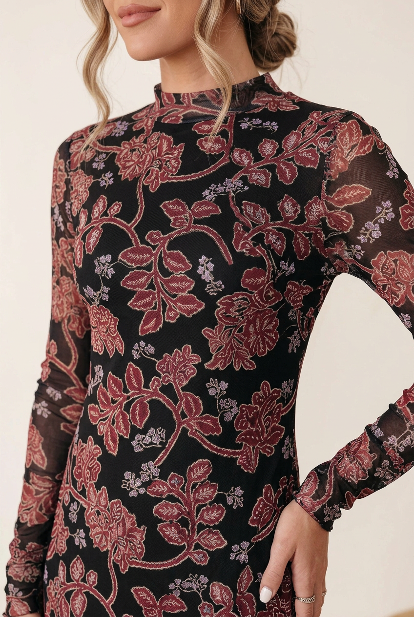Detalle del estampado y tejido