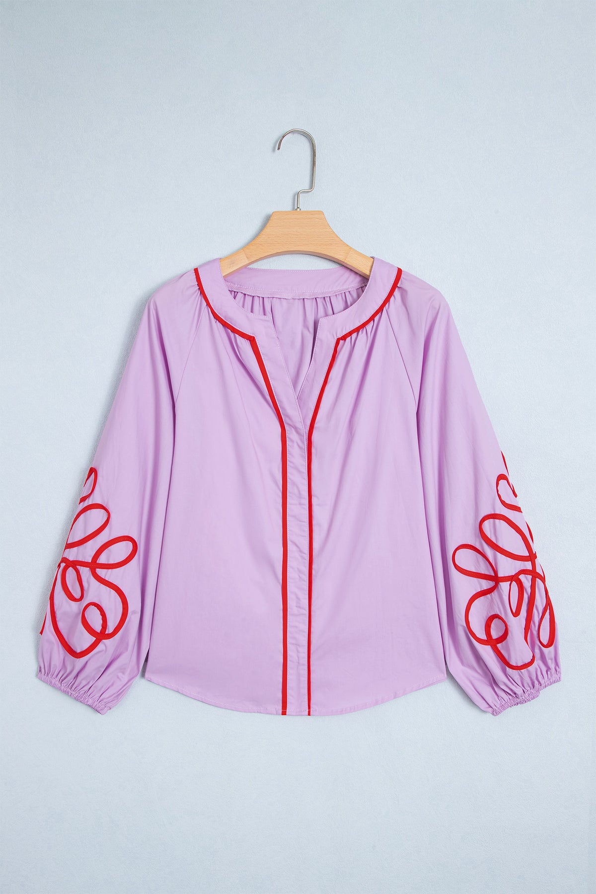Blusa con contraste